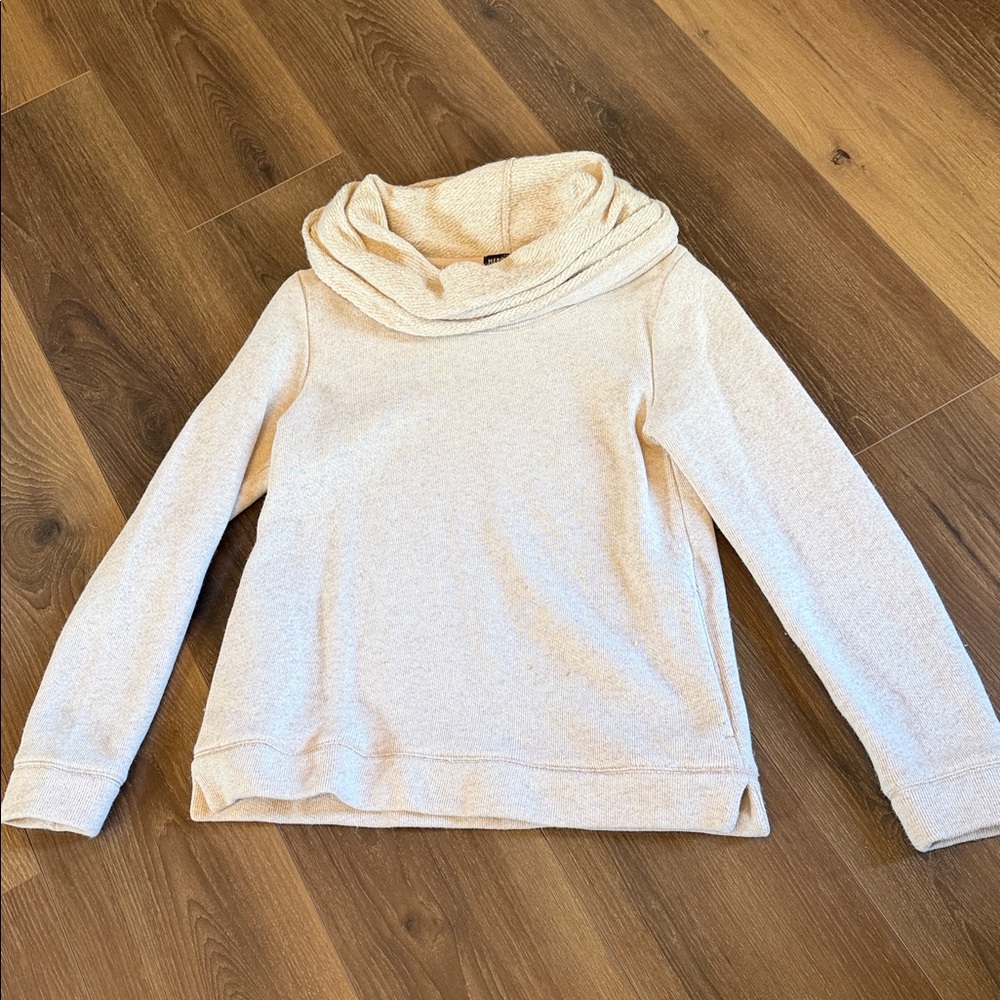 J. Crew Cream Cowl Neck Sweater